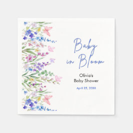 Guardanapo De Papel Chá de Bebê Floral Primavera Bebê em Flor
