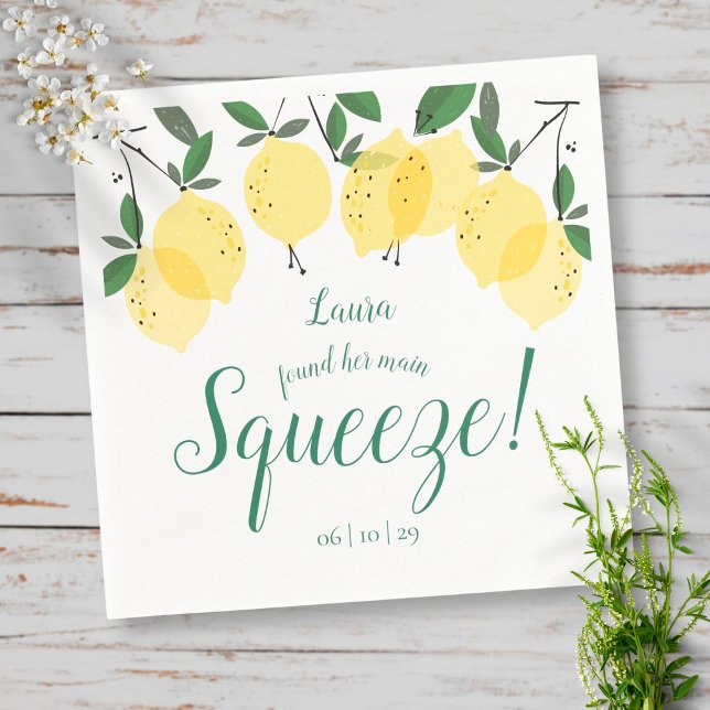 Guardanapo De Papel Chá de Bebê Main Squeeze Lemons (Criador carregado)