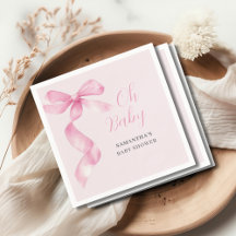 Chá de Bebê Menina Rosa Arco Oh Bebê 