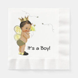 Guardanapo De Papel Chá de Bebê Menino Étnico Abelha