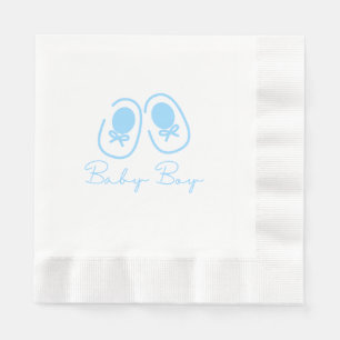 Guardanapo De Papel Chá de Bebê para Menino Azul