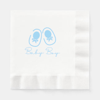 Guardanapo De Papel Chá de Bebê para Menino Azul