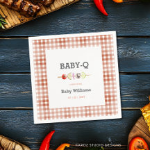 Chá de Bebê Personalizado de BebêQ Neutro em Gêner