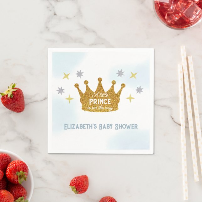 Guardanapo De Papel Chá de Bebê Principe Menino (Insitu)