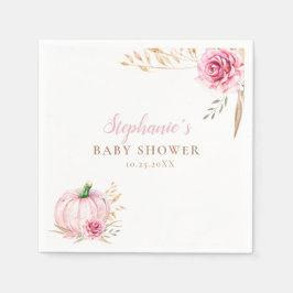 Guardanapo De Papel Chá de bebê Pumpkin no outono russo