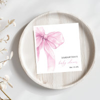 Chá de Bebê Rosa Moderno com Laço