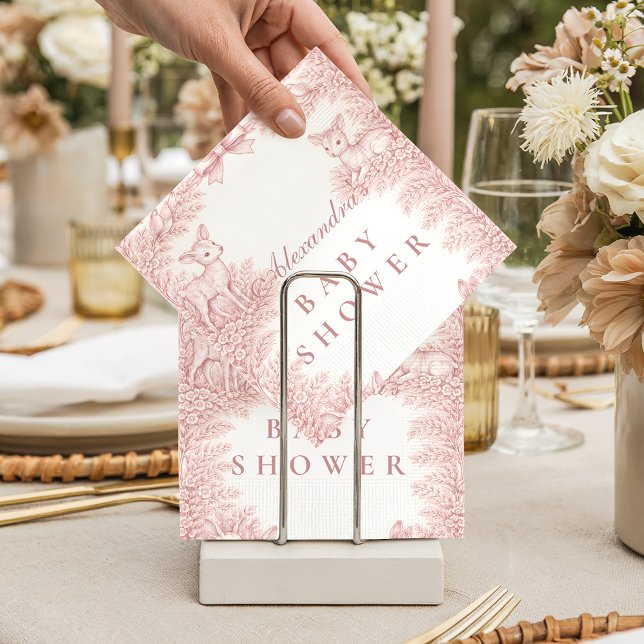 Guardanapo De Papel Chá de Bebê Toile Florestal (Criador carregado)