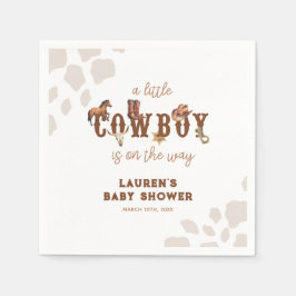 Guardanapo De Papel Chá de Bebezinho do Vaqueiro Ocidental