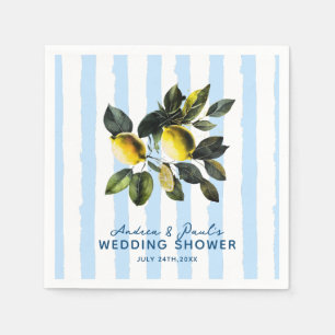 Guardanapo De Papel Chá de casamento de limão italiano