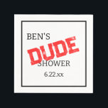 Guardanapo De Papel Chá de Casanamento Masculino<br><div class="desc">Guardanapos de Chá de Casanamento Masculino</div>