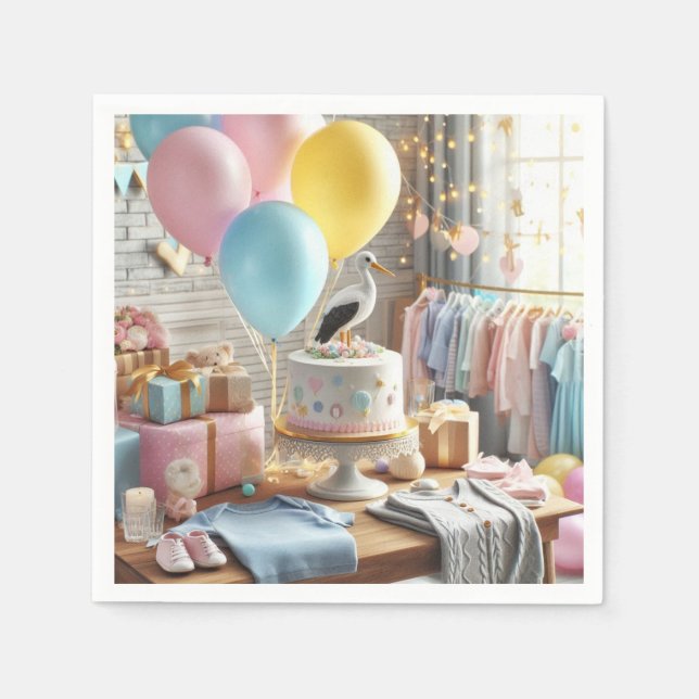 Guardanapo De Papel Chá de fraldas (Frente)