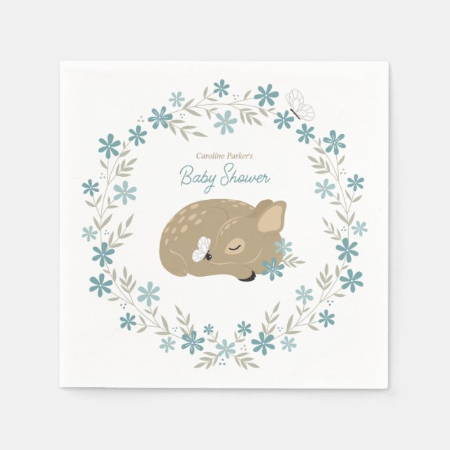 Guardanapo De Papel Chá de fraldas Adorável (Frente)