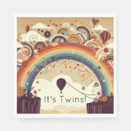 Guardanapo De Papel Chá de fraldas arco-íris