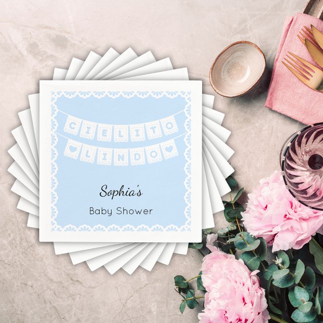 Guardanapo De Papel Chá de fraldas Azul Cielito Lindo (Criador carregado)