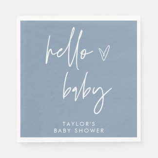 Guardanapo De Papel Chá de fraldas Azul Papel Napkin Decinto Boho