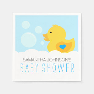 Guardanapo De Papel Chá de fraldas Bath Boy Bath Ducky
