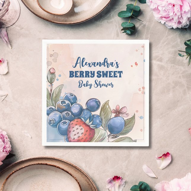 Guardanapo De Papel Chá de fraldas Berry Sweet (Criador carregado)