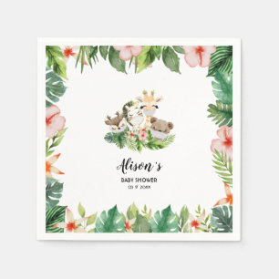 Guardanapo De Papel Chá de fraldas Birthday Napkins Amigos Safari