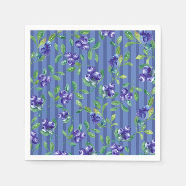 Guardanapo De Papel Chá de fraldas Blueberry Berry Sweet (Frente)