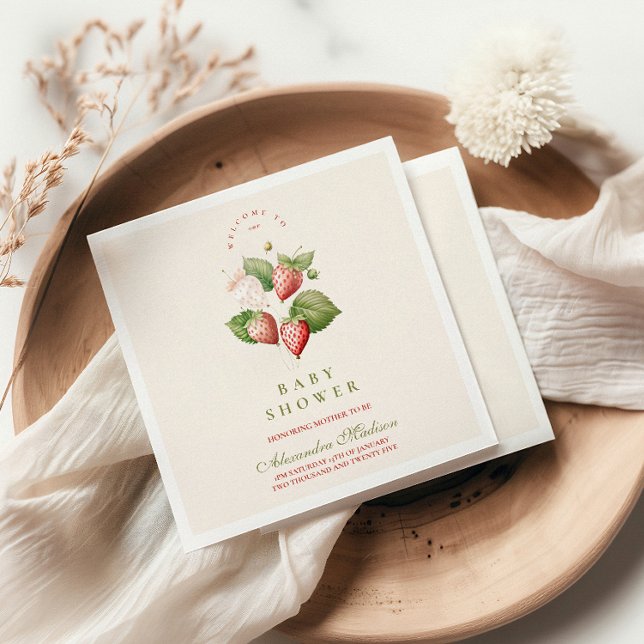 Guardanapo De Papel Chá de fraldas Bonito Berry (Criador carregado)