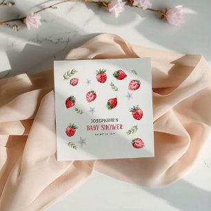 Guardanapo De Papel Chá de fraldas bonito 'Berry Sweet' de Morango