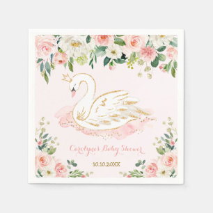 Guardanapo De Papel Chá de fraldas bonito da princesa Aguarela