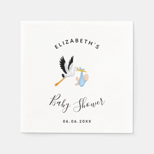 Guardanapo De Papel Chá de fraldas branco-branco-preto-branco (Frente)