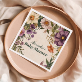 Guardanapo De Papel Chá de fraldas Chá de fraldas de Arte Vitoriana No