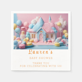Guardanapo De Papel Chá de fraldas da Casa Gingercake
