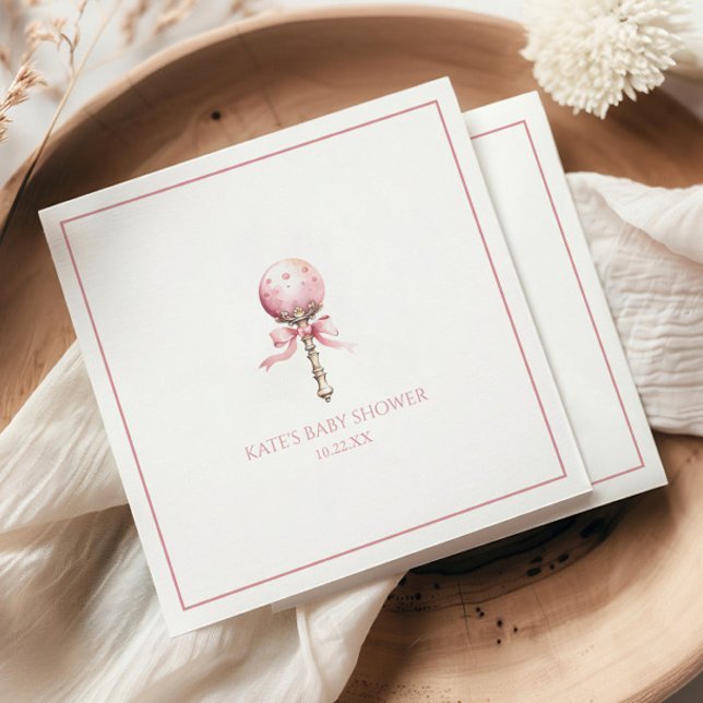 Guardanapo De Papel Chá de fraldas da Enfermeira de Brinquedos, Pink V (Criador carregado)