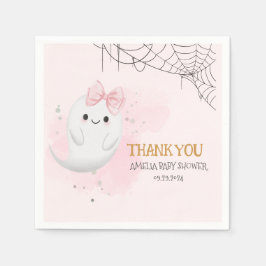 Guardanapo De Papel Chá de fraldas da menina fantasma do pequeno Boo H