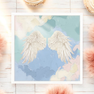 Guardanapo De Papel Chá de fraldas das Asas do Anjo Enviadas