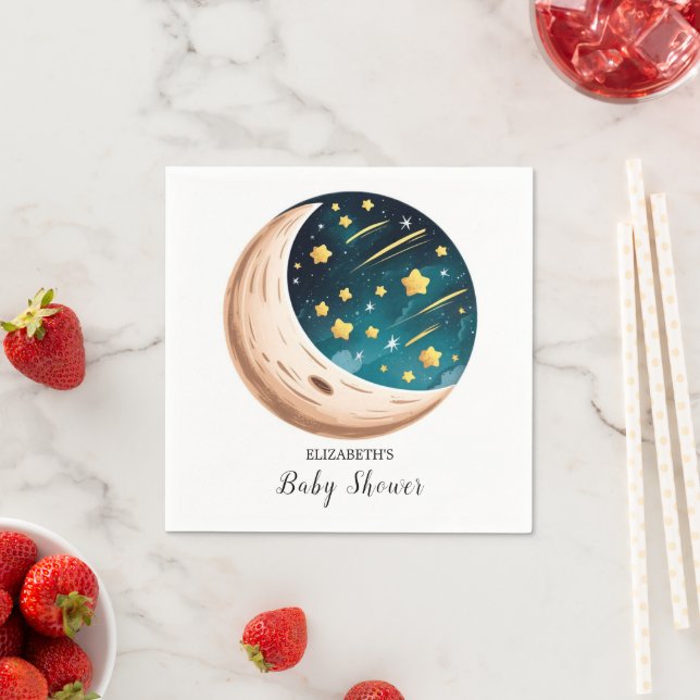 Guardanapo De Papel Chá de fraldas das Estrelas Bonitas (Insitu)