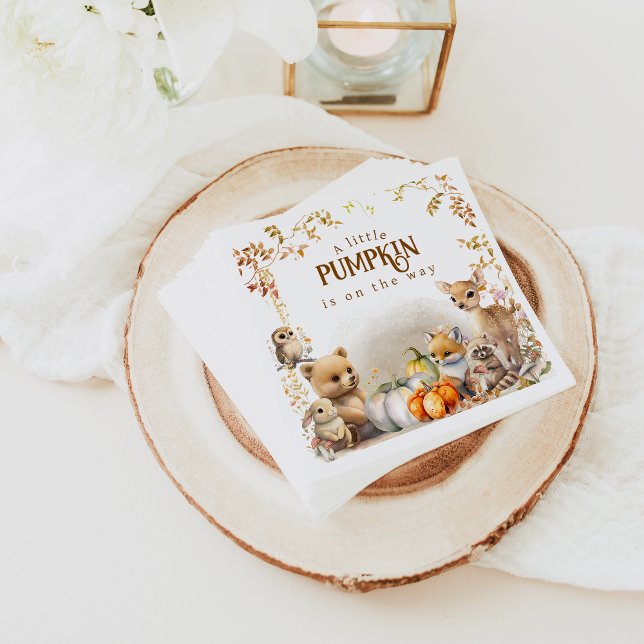 Guardanapo De Papel Chá de fraldas de Abóbora de Pequeno Pumpkin (Criador carregado)