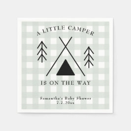 Guardanapo De Papel Chá de fraldas de acampamento