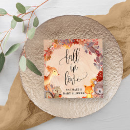 Guardanapo De Papel Chá de fraldas de animais florestais de queda pers