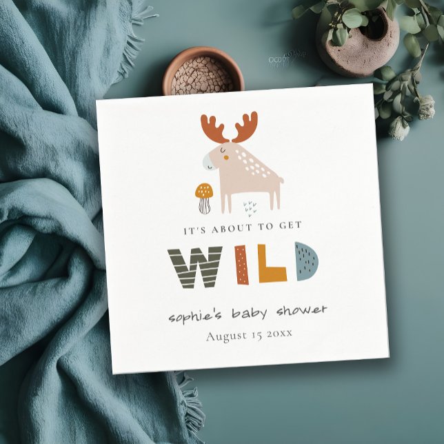 Guardanapo De Papel Chá de fraldas de animais selvagens das florestas  (Criador carregado)