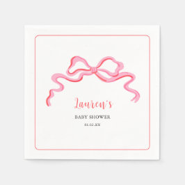 Guardanapo De Papel Chá de fraldas de arco rosa-claro