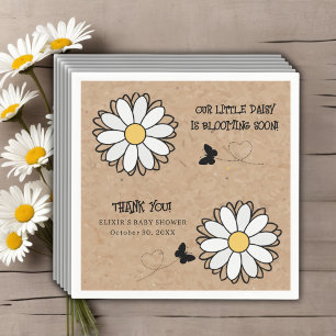 Guardanapo De Papel Chá de fraldas de Artesanato Minimalista da Daisy