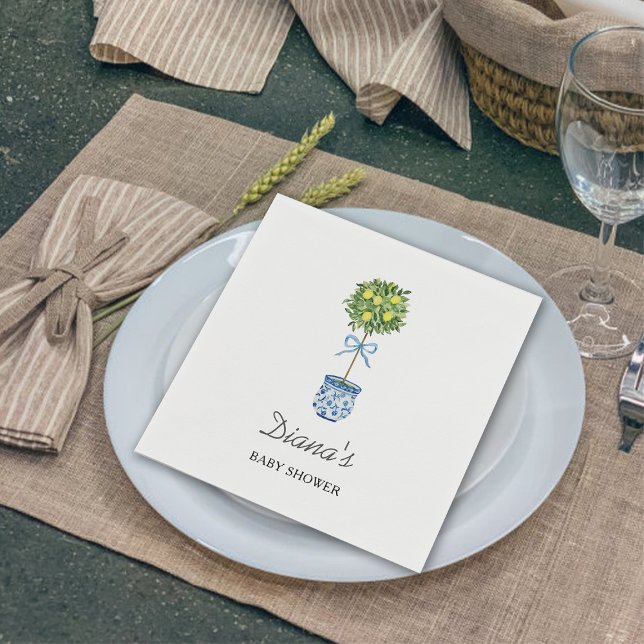 Guardanapo De Papel Chá de fraldas de árvore limão (Criador carregado)