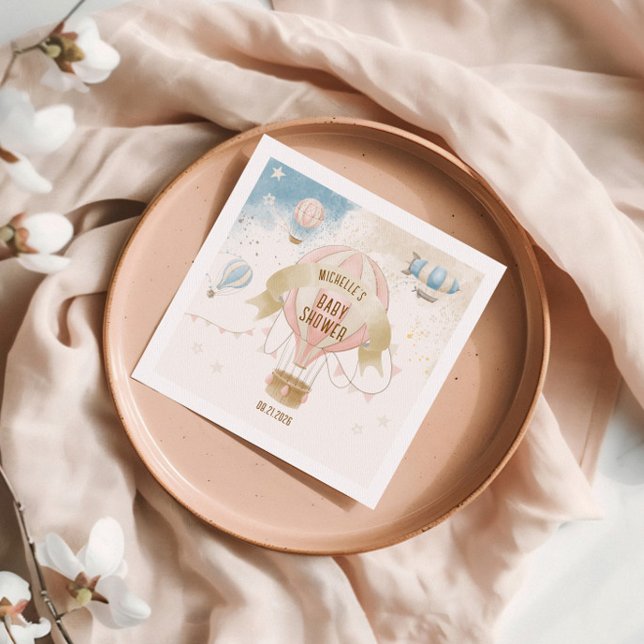 Guardanapo De Papel Chá de fraldas de balão de ar quente (Criador carregado)