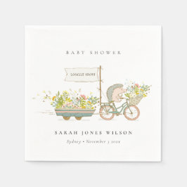 Guardanapo De Papel Chá de fraldas de Bike da Flora de Hedgehog Cultiv