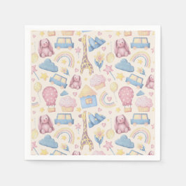 Guardanapo De Papel Chá de fraldas de Boho Cute