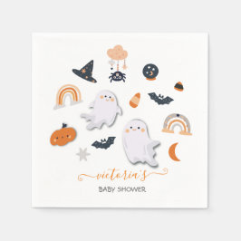 Guardanapo De Papel Chá de fraldas de Boo Halloween