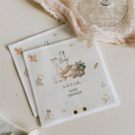 Guardanapo De Papel Chá de fraldas de Brinquedos Boêmicos Giraffe e Be