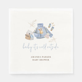 Guardanapo De Papel Chá de fraldas de Brinquedos de inverno