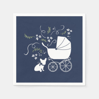 Guardanapo De Papel Chá de fraldas de Buldogue Francês Napkins Design