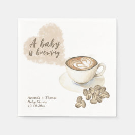 Guardanapo De Papel Chá de fraldas de café