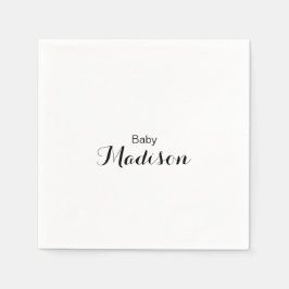 Guardanapo De Papel Chá de fraldas de Caligrafia Moderna