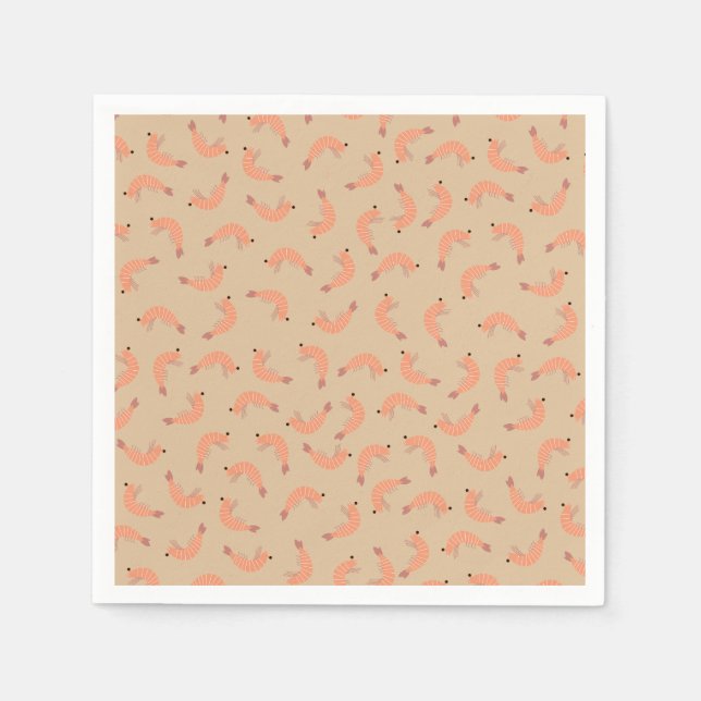 Guardanapo De Papel Chá de fraldas de camarão (Frente)